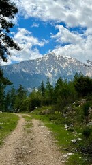 Fototapeta na wymiar Turkey, Lycian Way, Tahtalı Dağı: road to the mountains