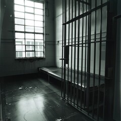 Empty prison cell