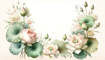 Watercolor Painting of Lotus Pod - obrazy, fototapety, plakaty