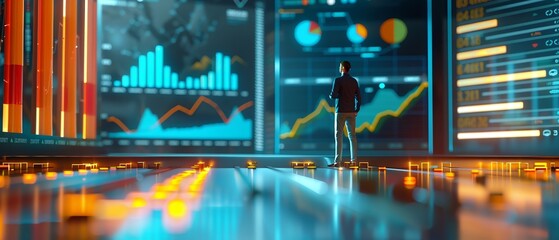 Analysis Analyzing massive amounts of data to identify patterns and trends for strategic decisionmaking , , no contrast, no people, clean sharp, clean sharp focus,