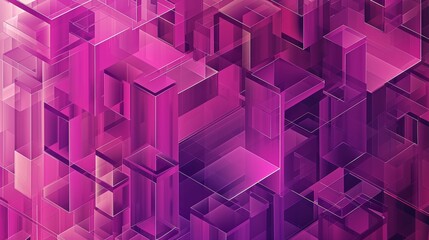 Abstract pink and purple geometric shapes