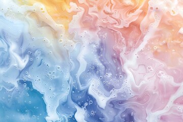 abstract watercolor wave colorful background