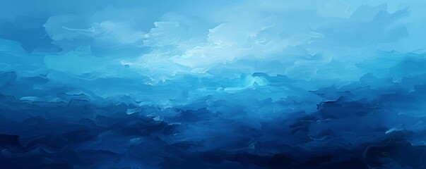 Obraz premium Abstract blue watercolor background