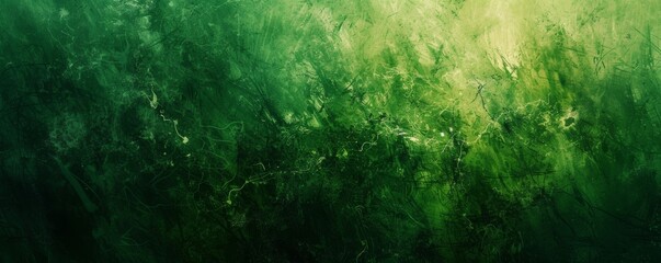 Abstract green and black textured background