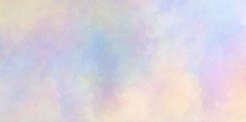 Beautiful Pink purplish abstract background. White clouds, blurred sky, abstract pastel colors. colorful pastel paint. watercolor painting on textured paper, pink, blue and orange. watercolor splashes - obrazy, fototapety, plakaty