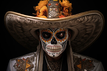 Cinco de Mayo, Mexico’s defining moment, Mexican Skull, Santa Muerte makeup