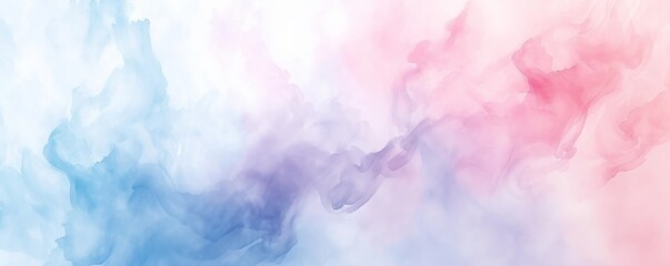 Fototapeta premium Abstract pastel colored smoke on white background