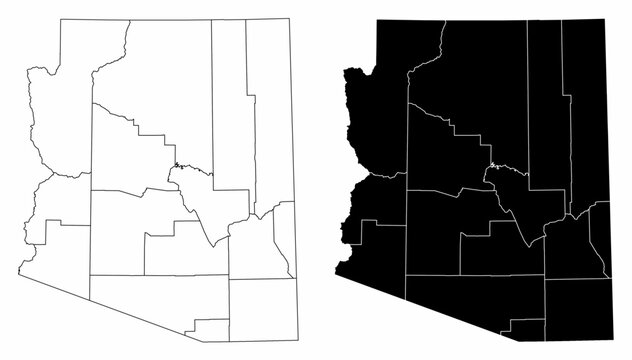 Arizona administrative maps