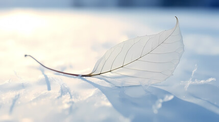 simple natural leaves background