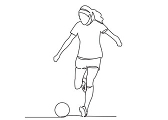 Fototapeta premium womens football_02