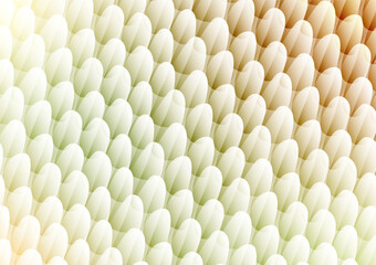 Yellow wave pattern gradient geomagnetic curve background