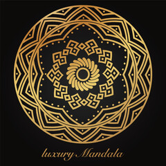 luxury mandala pattern background, circular pattern vector design