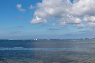 view of the sea and clouds