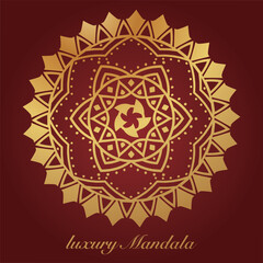 luxury mandala pattern background, circular pattern vector design