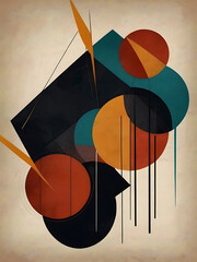 classic retro background poster