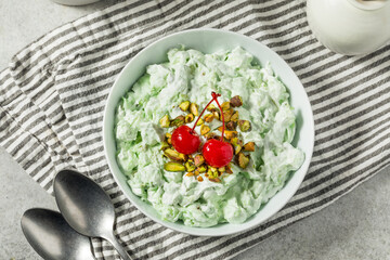 Homemade Pisachio Fluff Watergate Salad