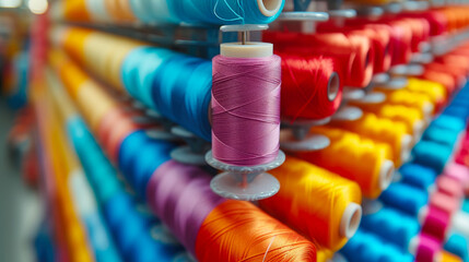 Thread Haven: Where Colors Dance on Spools