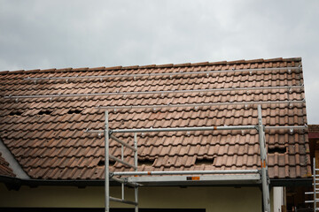 Preparing the roof for installing solar panels