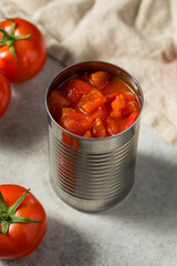 Raw Organic Diced Canned Tomatoes
