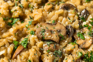 Healthy Italian Mushroom Risotto