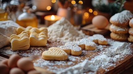 Assorted Cookies Displayed on a Table