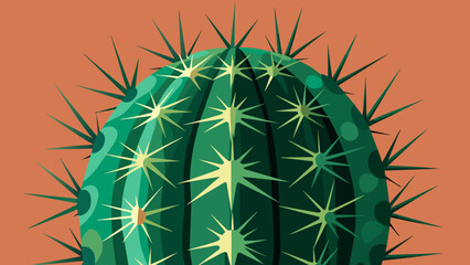  A closeup of the intricate patterns and textures of a cactus plant is a reminder that even the most unlikely plants have powerful healing - obrazy, fototapety, plakaty