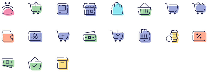 Set of Shopping icons