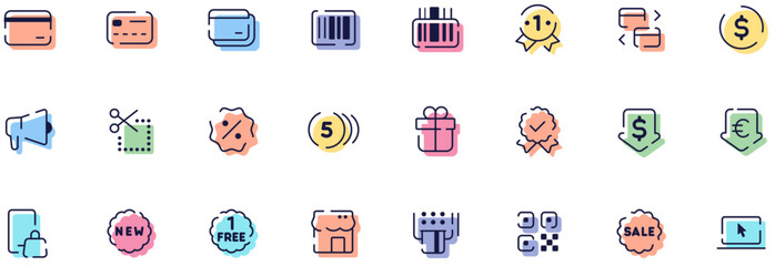 Set of E-Commerce icons