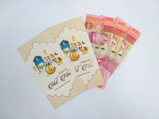 Amplop THR or Angpao or Envelopes filled with money to be given to children or family or relations...