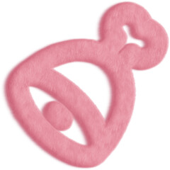 Meat Pink Fluffy Icon