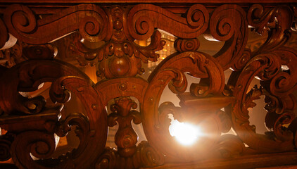 Interior of Lviv House of Scientists (former noble casino)