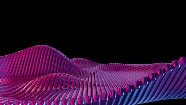 Vibrant Waves: A Symphony of Striped Rhythms