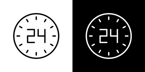 時計の編集可能なベクターデザイン