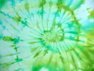 green and turquoise spiral tie dye design, retro vibes