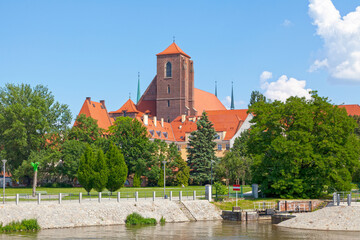 The Roman Catholic church of St. Virgin Mary in Wroclaw