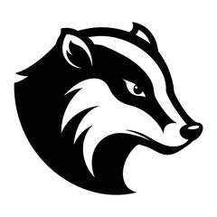Badger Side View Logo Icon Unveil Your Brand's Wild Side