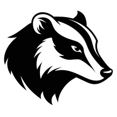 Badger Side View Logo Icon Unveil Your Brand's Wild Side