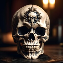 Horror Skull Art
