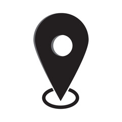 Location icon, Map pointer icon illustration. GPS location, Map pointer icon, address icon, pointer icon, flat Location vector illustration