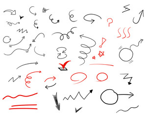 Arrow icon sketch drow