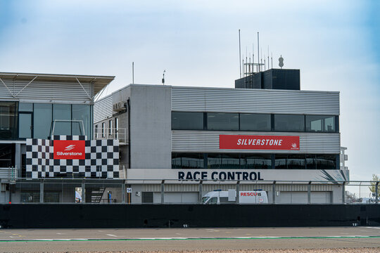 Race Control Building at Silverstone Race Circuit in England