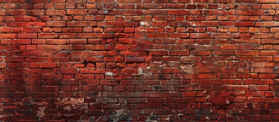 Aged red brick backdrop