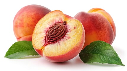 Peach, organic food, healthy diet, peach