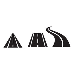 road set icon symbol illustration