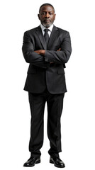 Determined Middle-aged African American Businessman
