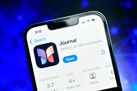 Journal app on iphone use to Capture and write about the details of everyday moments and special events using photos