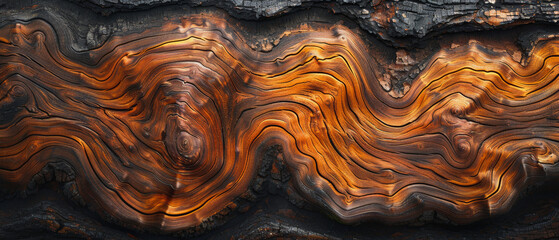 Full frame shot and direct above abstract wood pattern wallpaper, light tan background