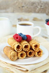 homemade cookies bagels waffles for dessert