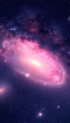 Naklejka premium Galaxy Space