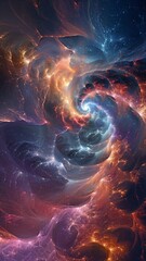 Creative abstract background with fractals